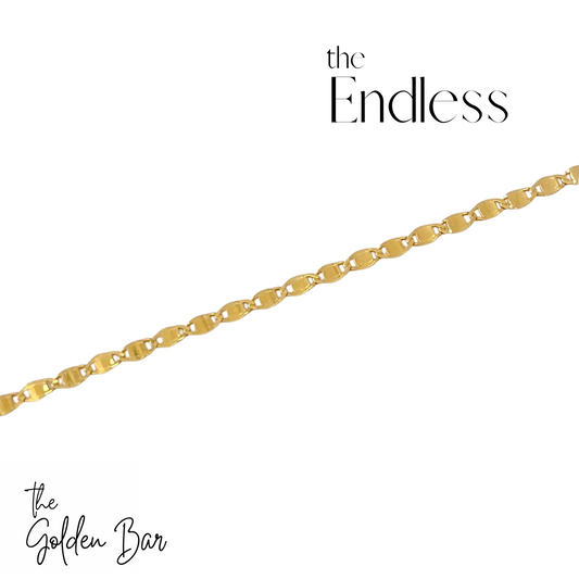 "The Endless" 2.70mm 14k yellow gold valentino chain.