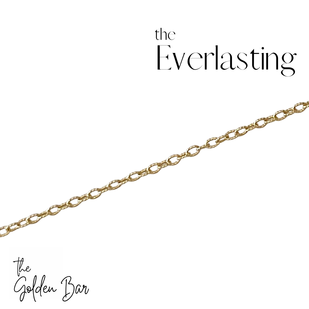 "The Everlasting" 1.90mm 14k yellow gold rolo chain